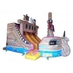 Inflatable Pirate Ship slide Inflatable Pirate Ship slide