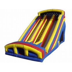 Inflatable Double Lane Dry Slide