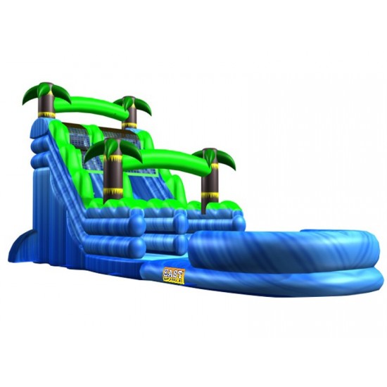 20FT Inflatable Blue Crush Water Slide 20FT Inflatable Blue Crush Water Slide