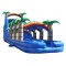 24FT Tropical Dual Lane Water Slide