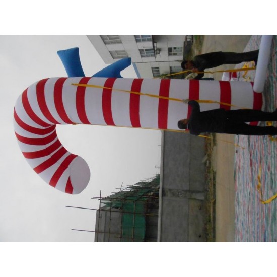 Inflatable Santa Cane Inflatable Santa Cane