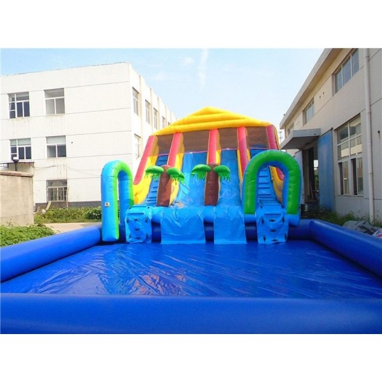 Giant Aqua Inflatable Water Park Giant Aqua Inflatable Water Park