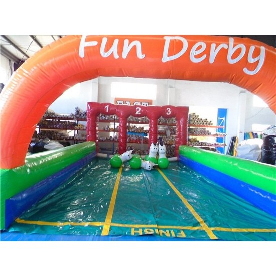 Inflatable Derby 3 Lane Inflatable Derby 3 Lane