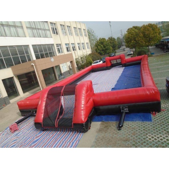 Inflatable Soccer Field Black Red Inflatable Soccer Field Black Red