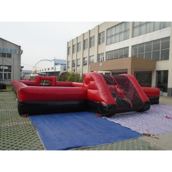 Inflatable Soccer Field Black Red Inflatable Soccer Field Black Red