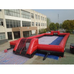 Inflatable Soccer Field Black Red Inflatable Soccer Field Black Red