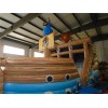 Inflatable Pirate Double Line Slide