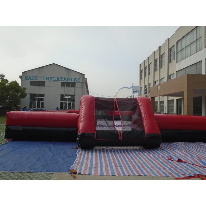 Inflatable Soccer Field Black Red